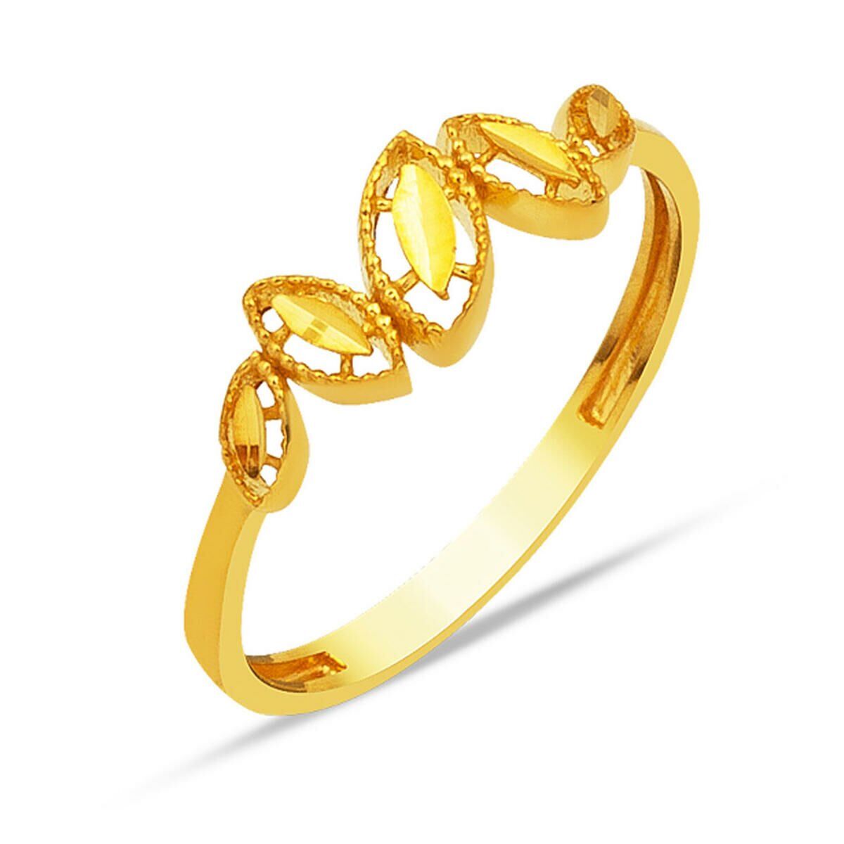 Bademli Taşsız 22 Ayar Altın Yüzük