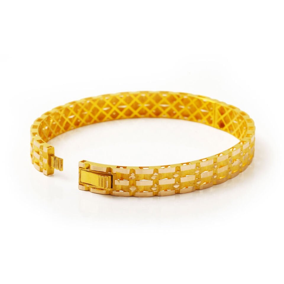 Rolex Sarı Altın Hint İşi Bilezik