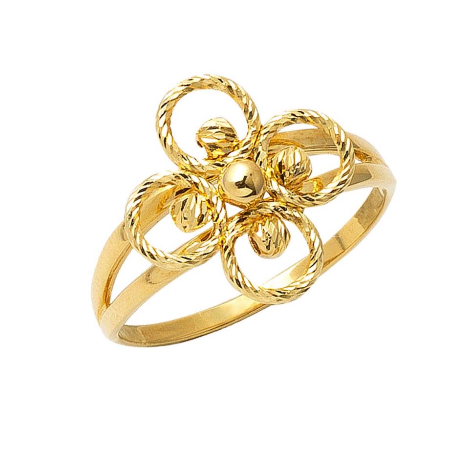 Gelincik Dorika Toplu Altın Yüzük