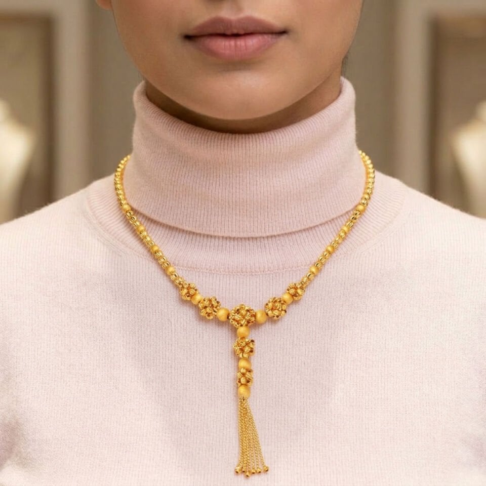 Altın Buket 22 Ayar Toplu Gerdanlık