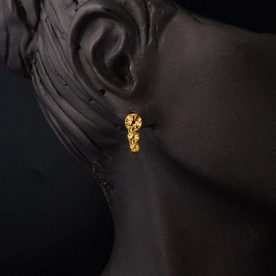 22 Ayar Altın Yaşam Çiçeği Takı Seti