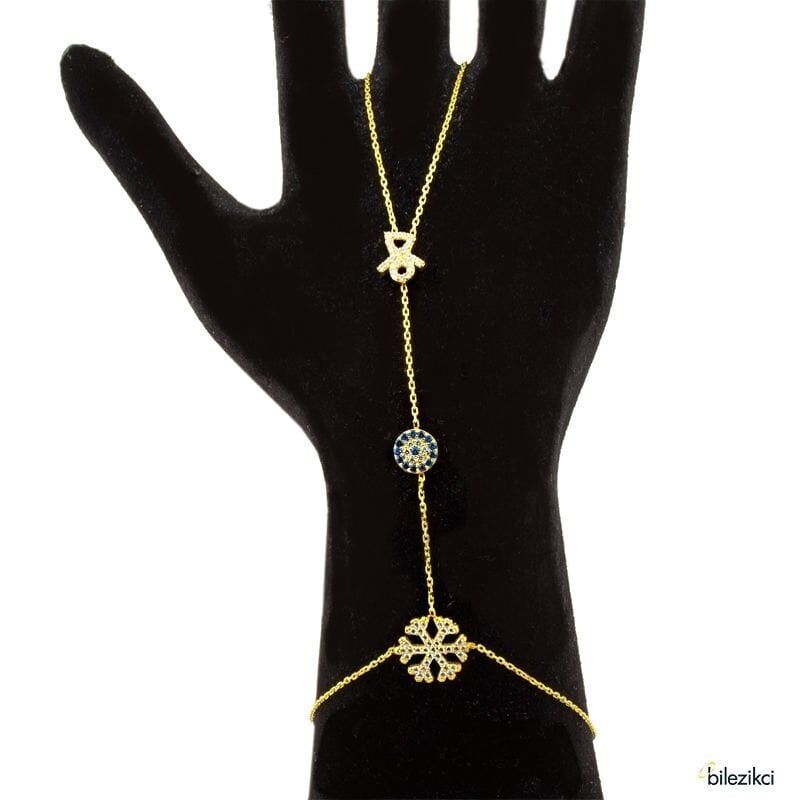 Kartaneli Şahmeran 14 Ayar Altın Bileklik