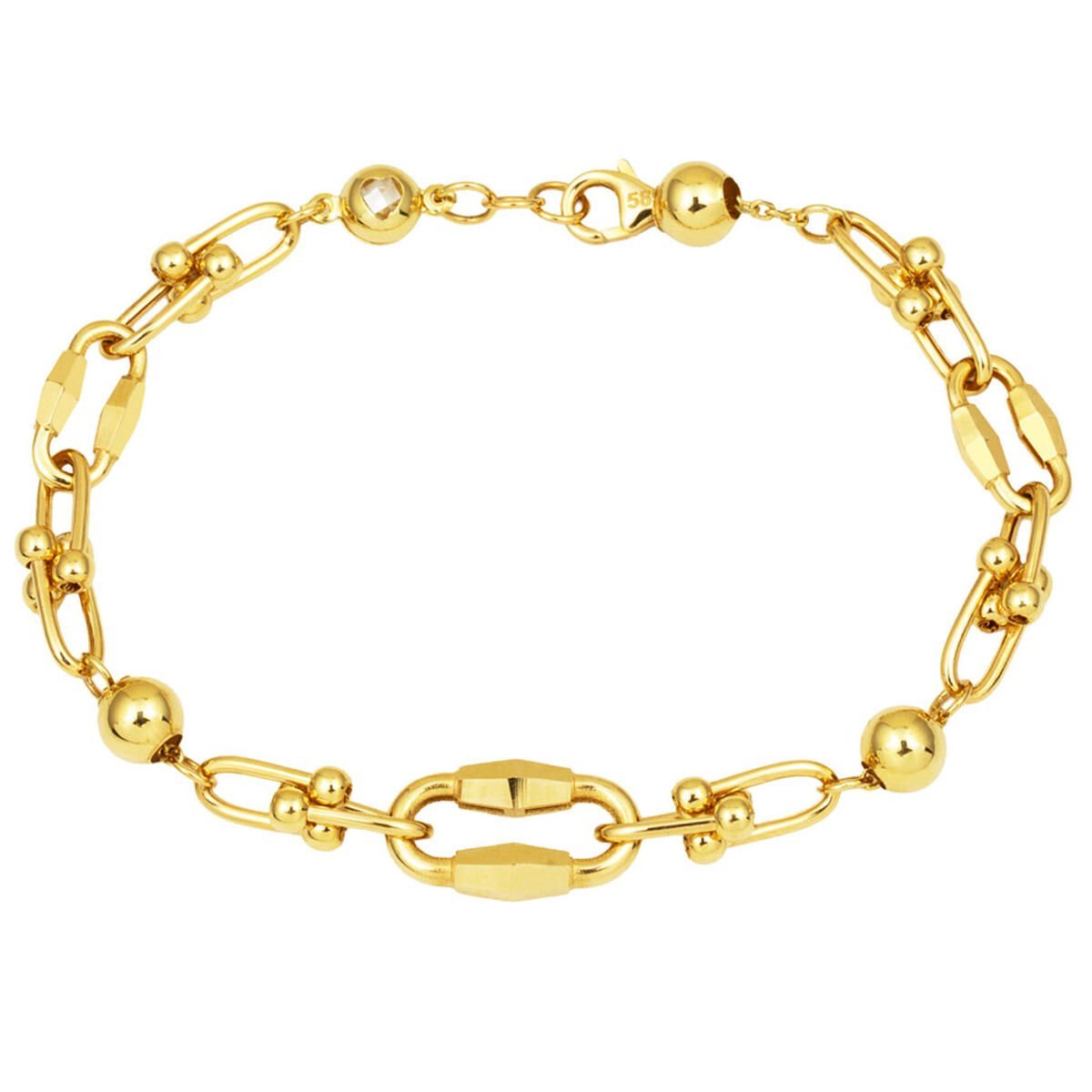 Tiffany Zincirli 14 Ayar Altın Bileklik