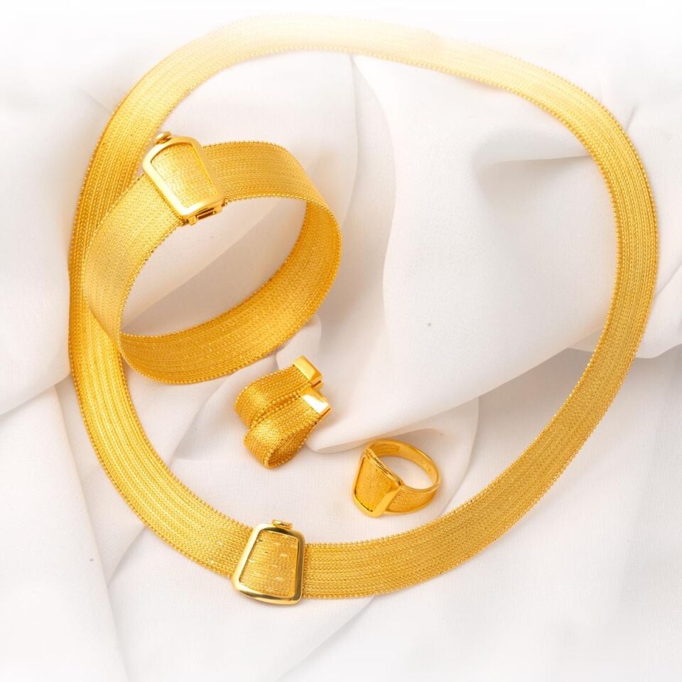 Kafkas Hasırı Altın Set Takımı