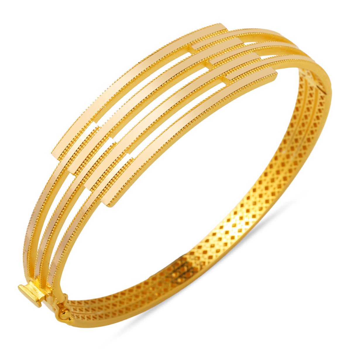 14 Ayar Altın Ajda Kaburga Bilezik