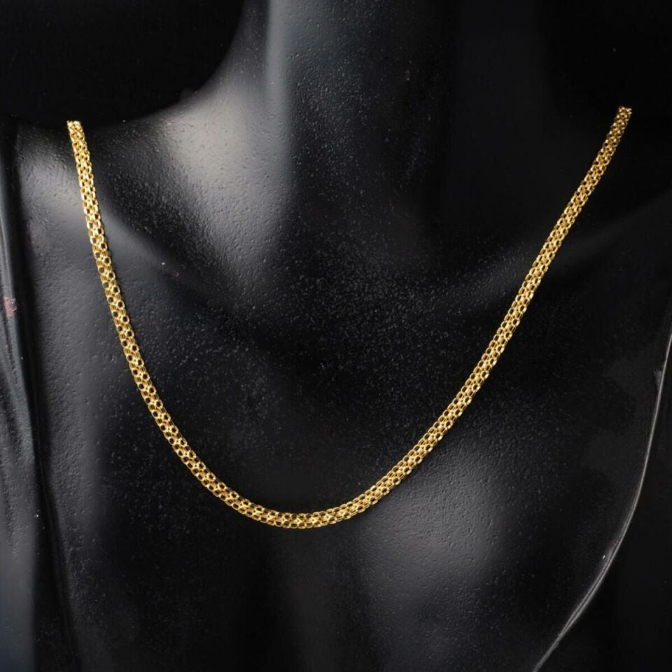 Klasik 14 Ayar Altın Zincir 50 cm