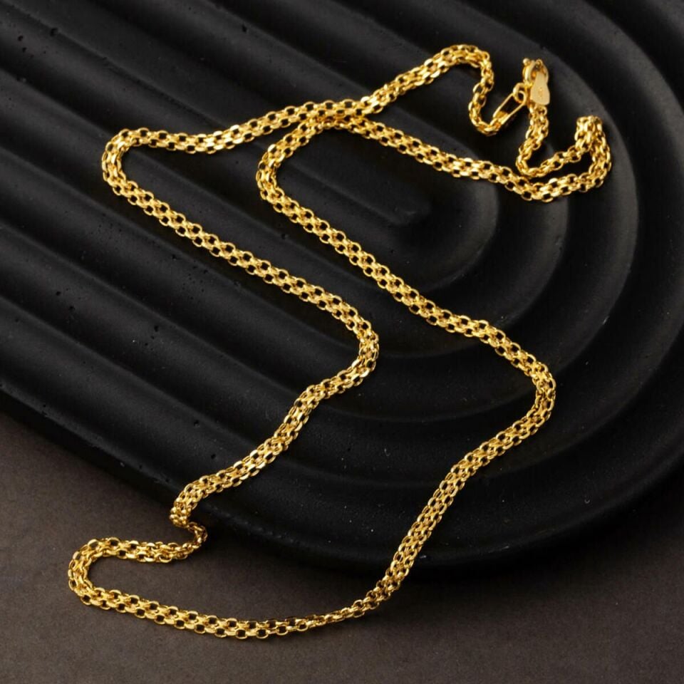 Klasik 14 Ayar Altın Zincir 50 cm