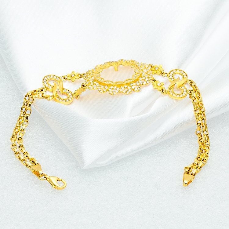 Favori Sonsuzluk Çeyrek Altınlık 14 Ayar Bileklik