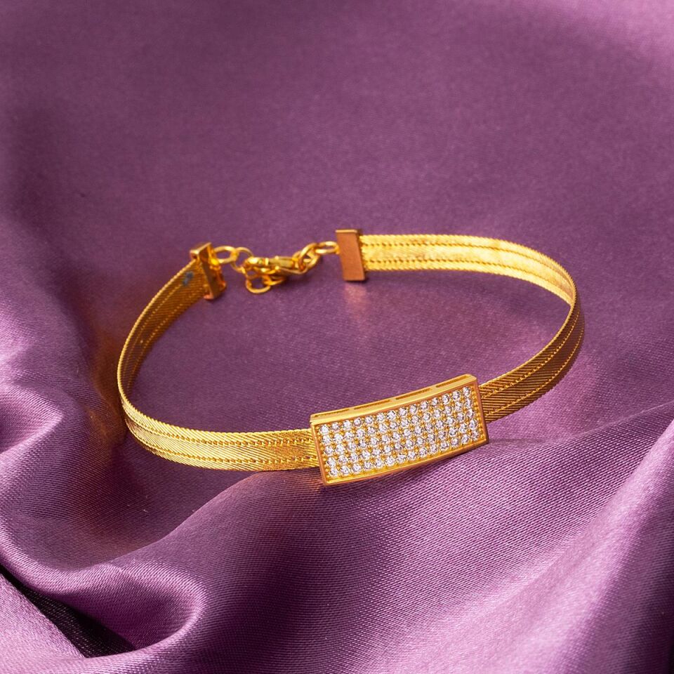 Bileklikli Gerdanlıklı Trabzon Hasır Altın Set