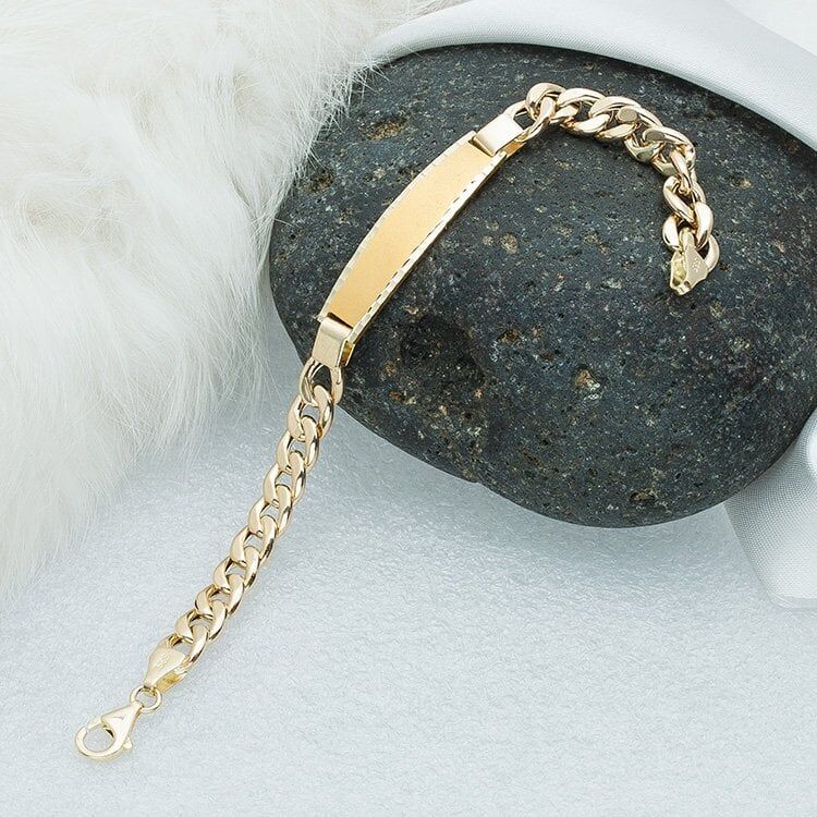 Favori Gold 14 Ayar Altın Çocuk Künyesi