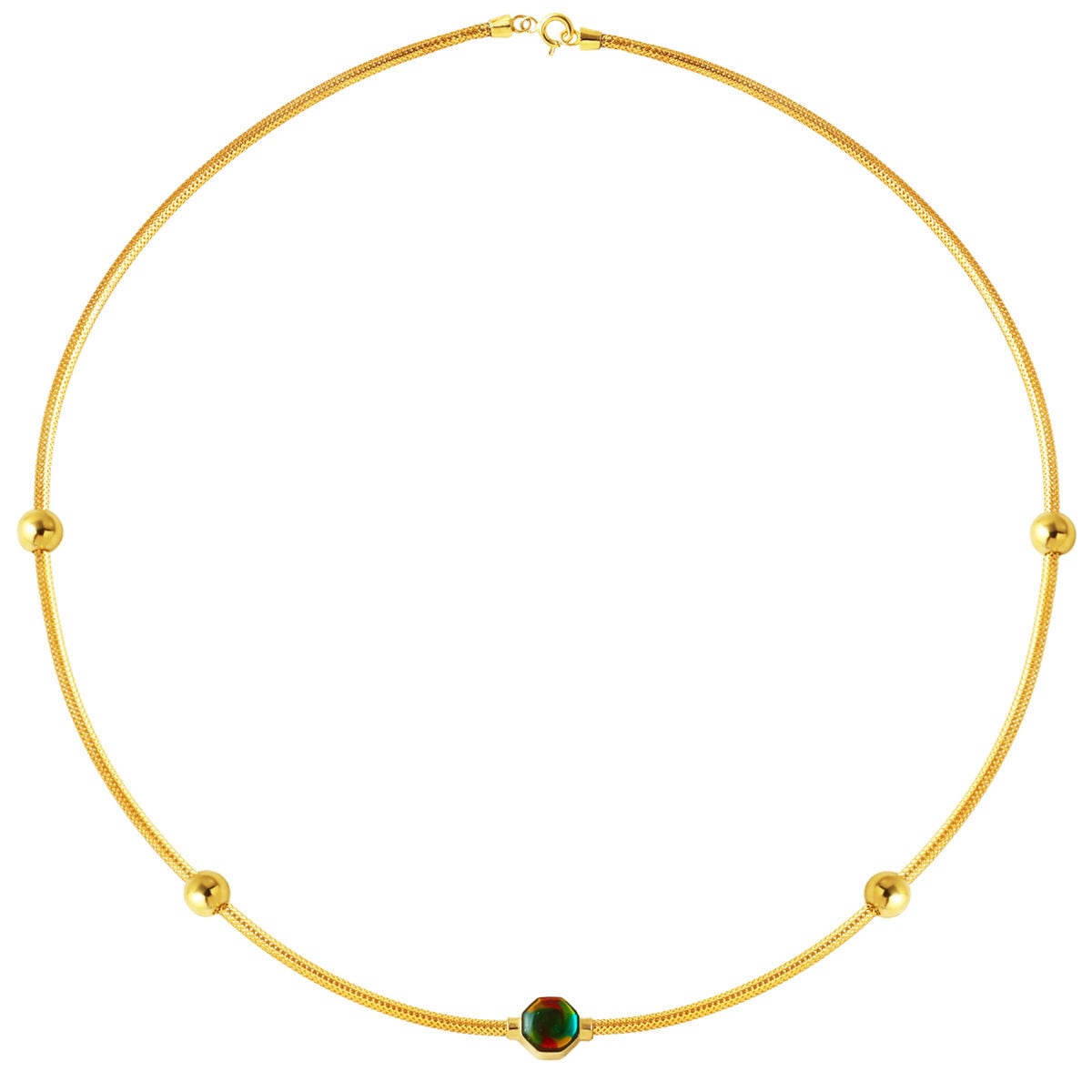 İtaly Koleksiyonu 14 Ayar Altın Choker Kolye