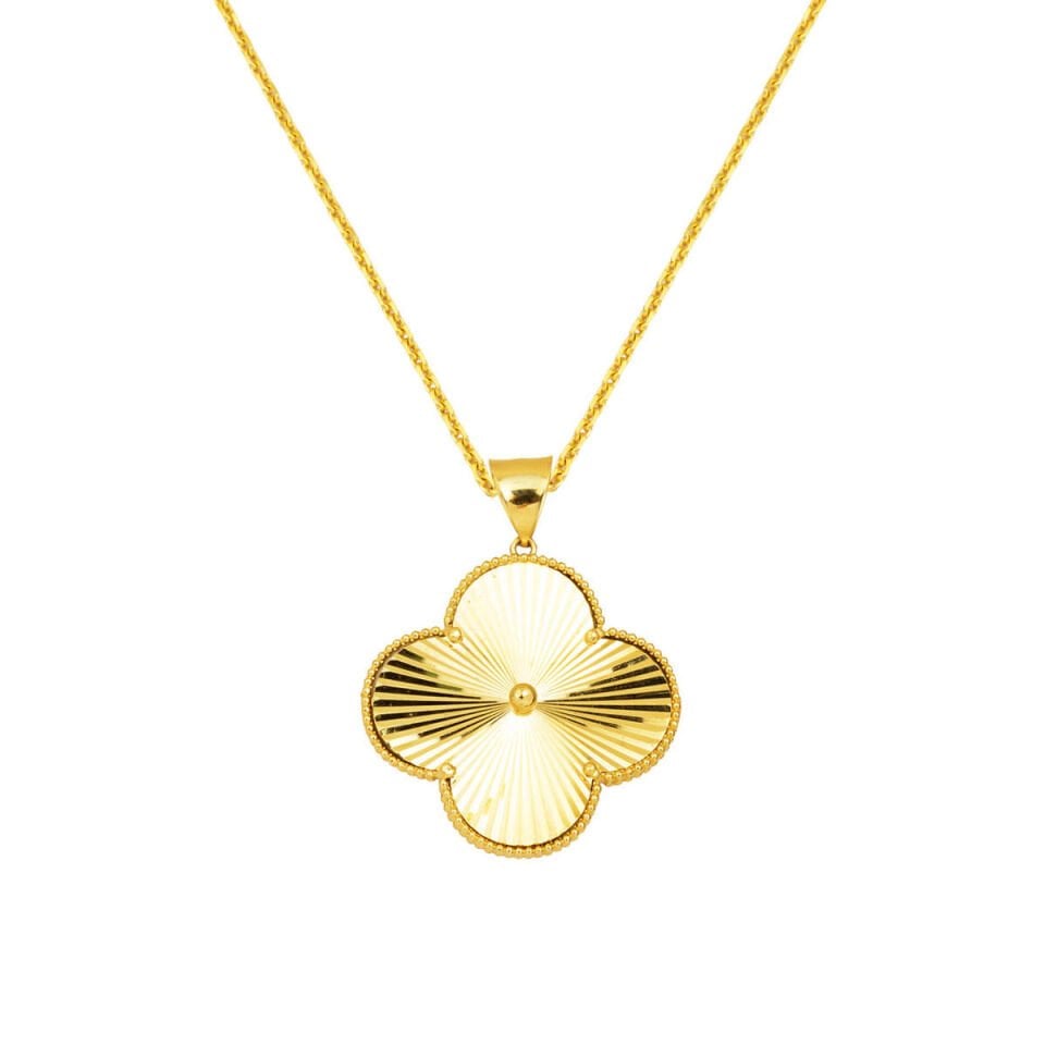 Yonca Altın Kolye 14 Ayar