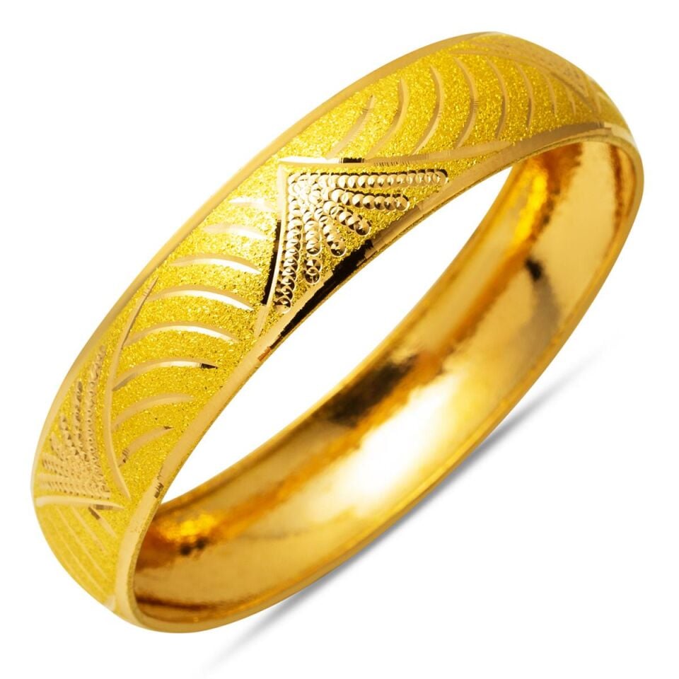 14 gr. 22 Ayar Altın Bilezik (1,5 cm Enli)