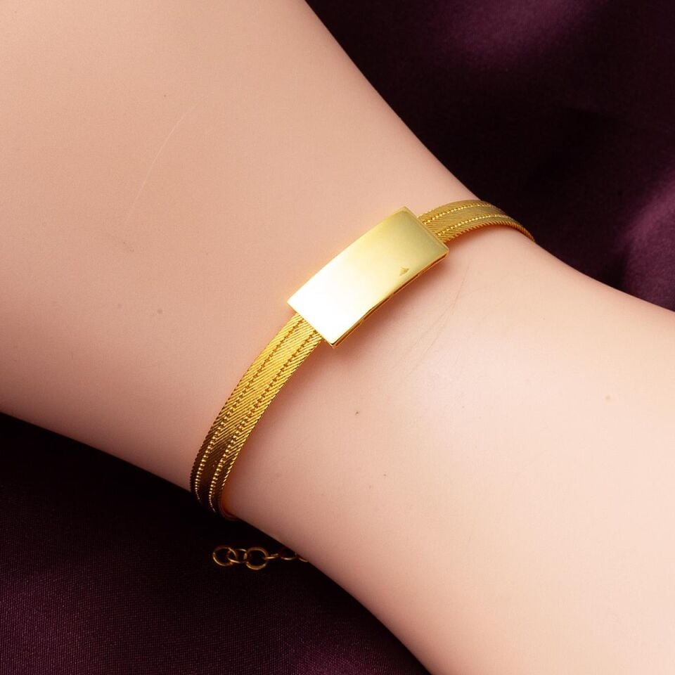 Taşsız Trabzon Hasır 14 Ayar Altın Takı Seti