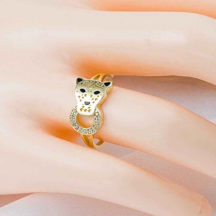 Kaplan 14 Ayar Altın Yüzük