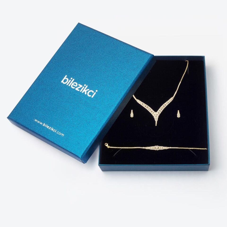 Sarmaşık Altın Düğün Takı Seti