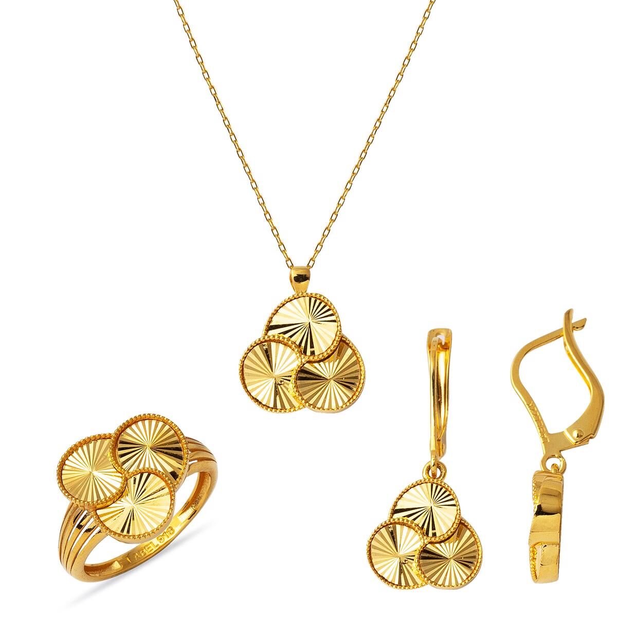 Therapy 22 Ayar Üçlü Takı Seti