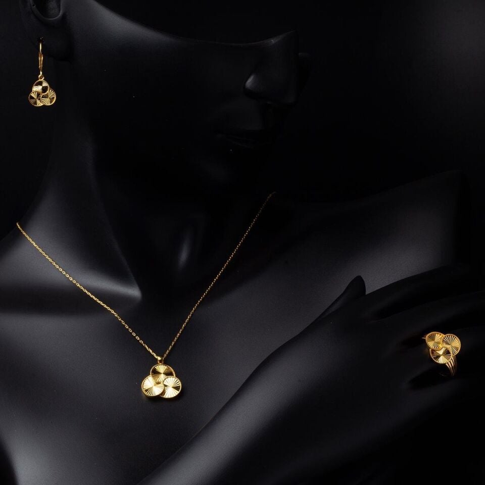 Therapy 22 Ayar Üçlü Takı Seti