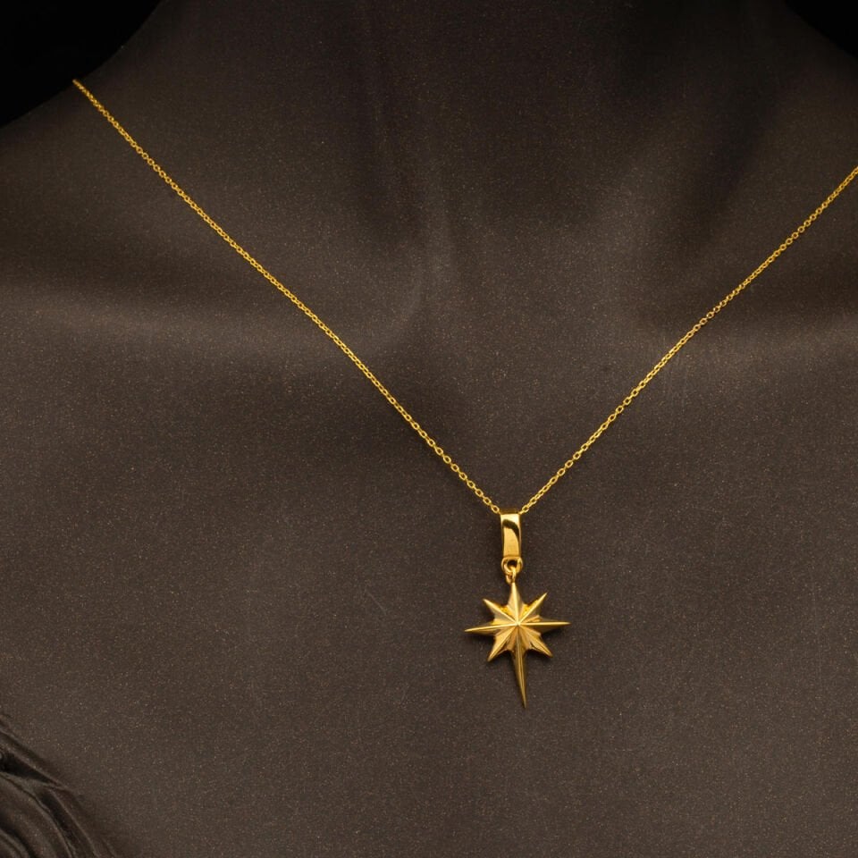 Yıldız 22 Ayar Altın Kolye