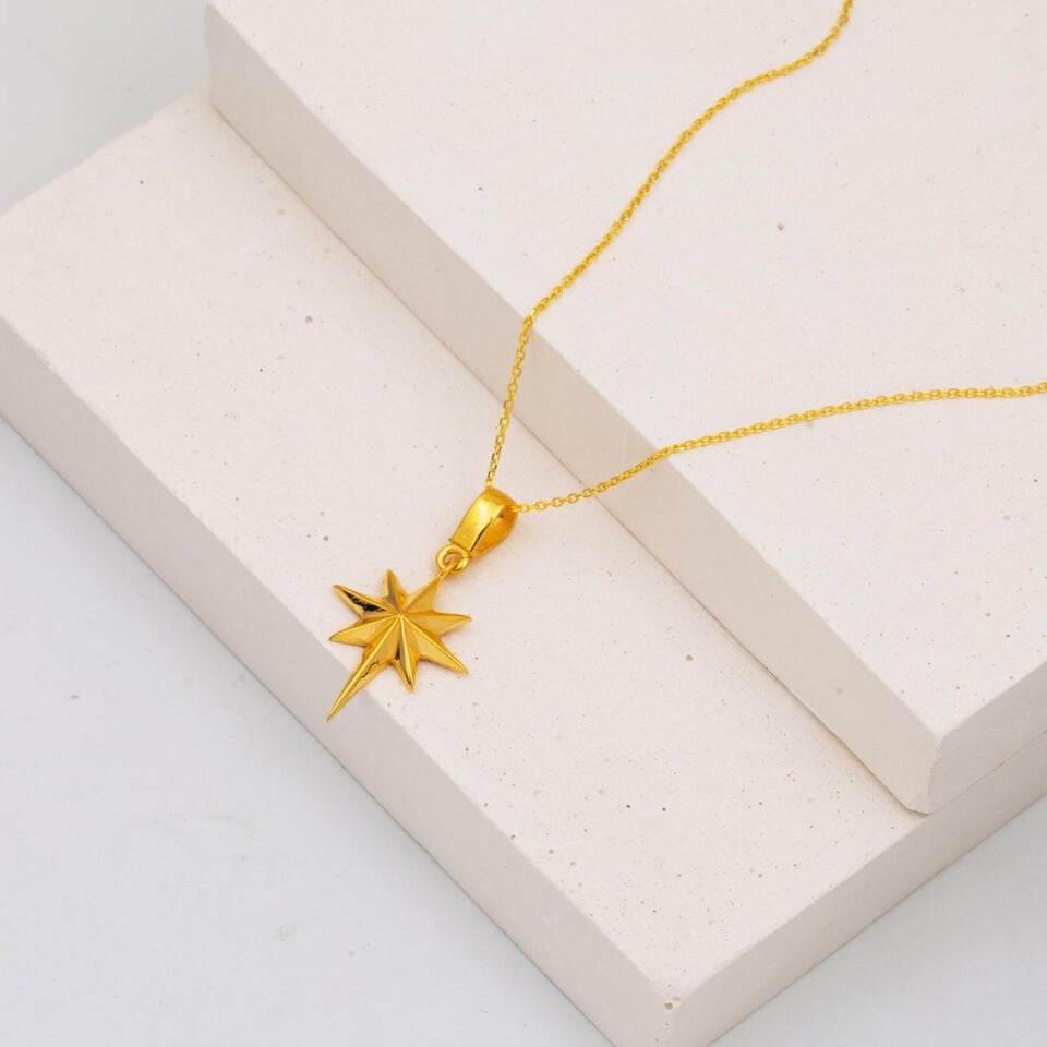 Yıldız 22 Ayar Altın Kolye