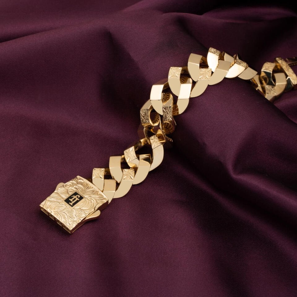 Yaşam Çiçeği 14 Ayar Altın Gurmet Bileklik