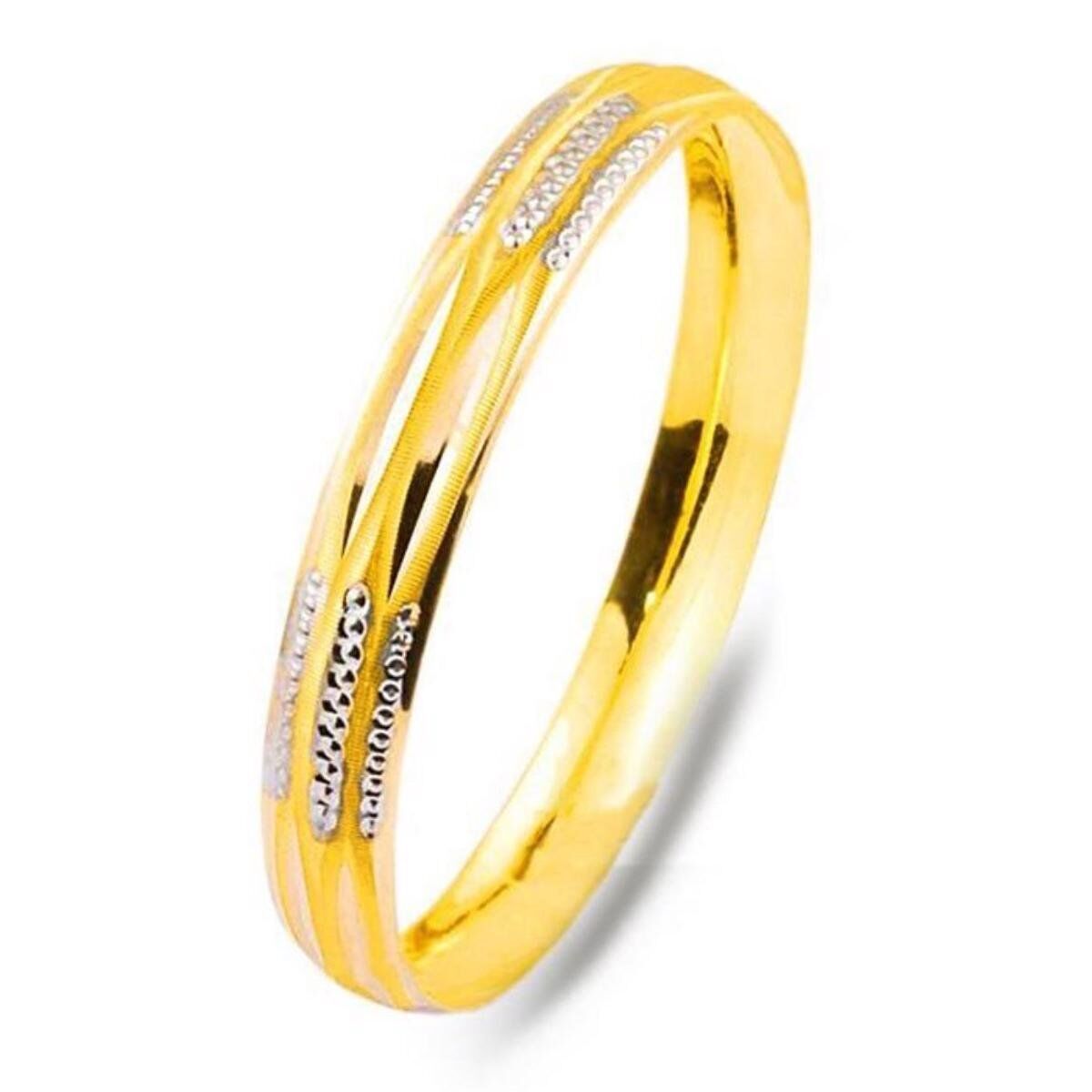 10 mm. Enli 8 Ayar Altın Bilezik