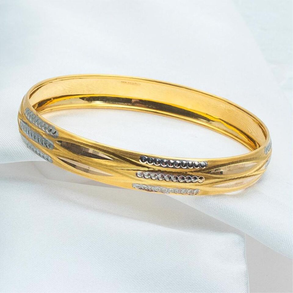 10 mm. Enli 8 Ayar Altın Bilezik