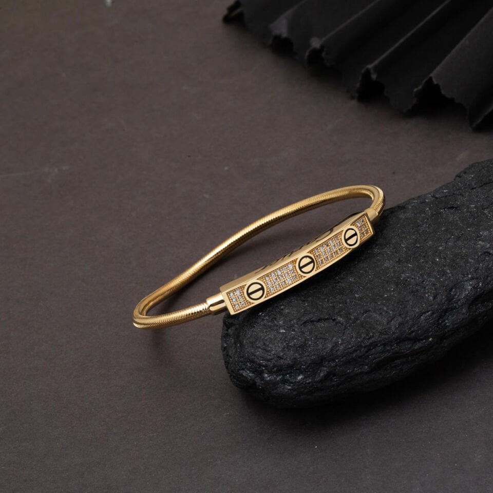 Kartiyer 14 Ayar Altın İtaly Bileklik