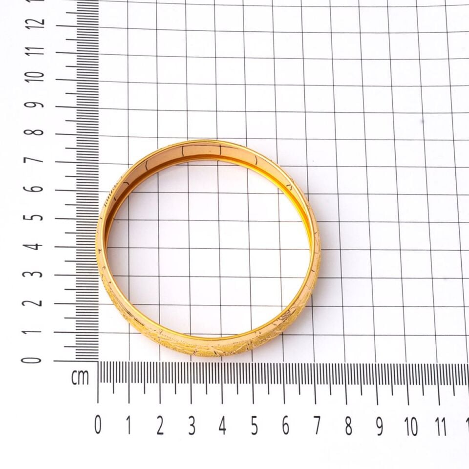 14 gr. 22 Ayar Altın Bilezik (1,5 cm Enli)