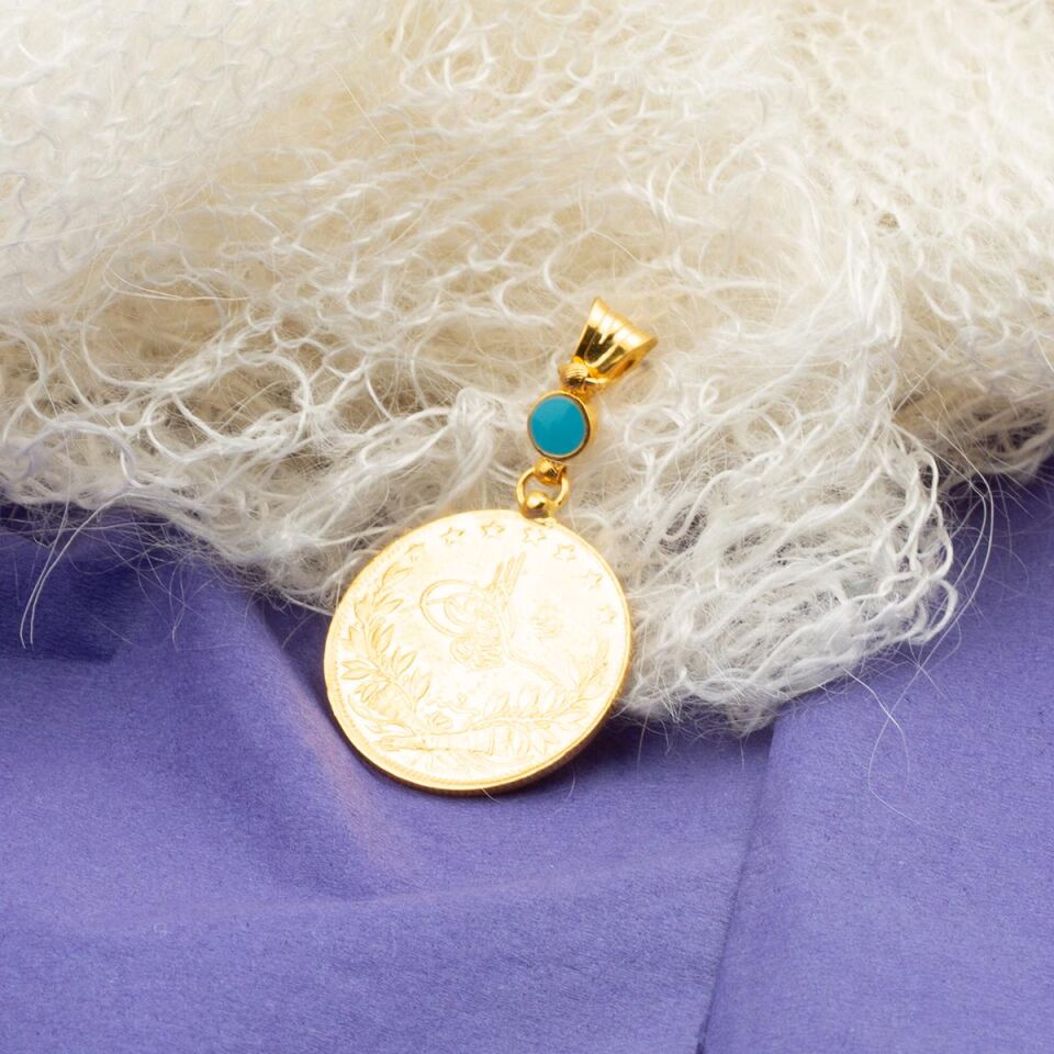 Tam Reşatlı 22 Ayar Altın Kolye Ucu