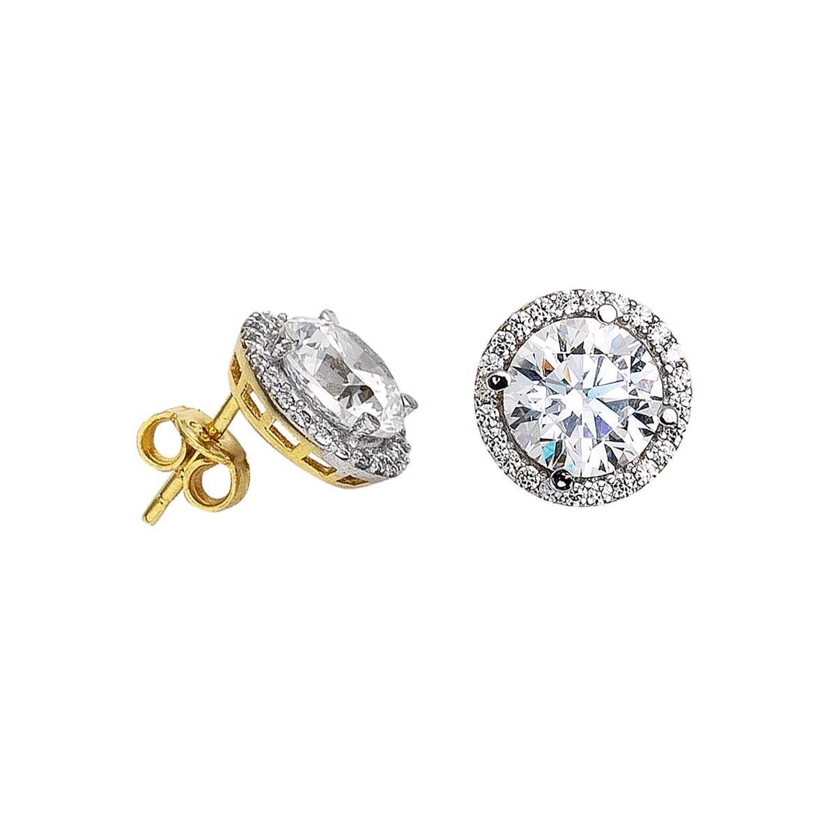 Tektaş 14 Ayar Altın Küpe