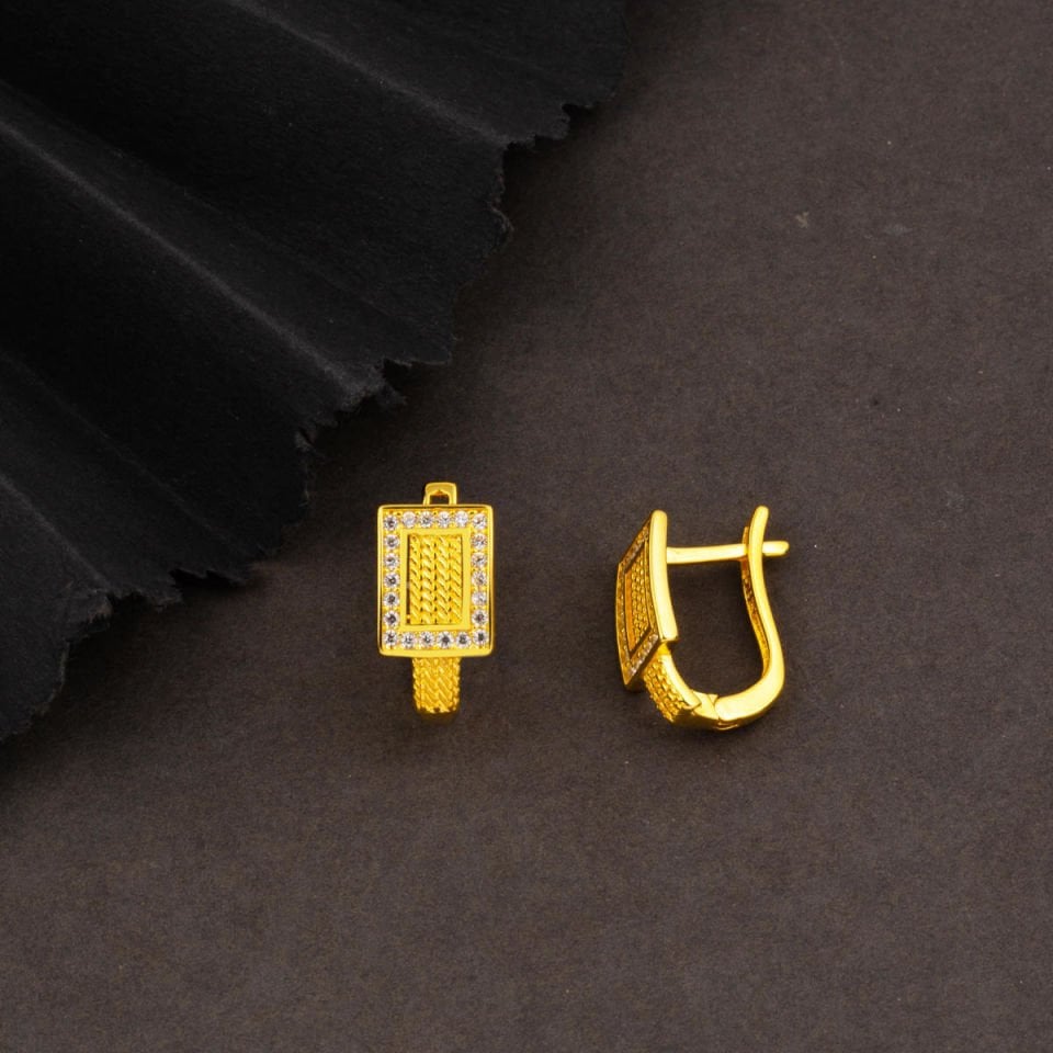 Trabzon Hasır 14 Ayar Altın Küpe