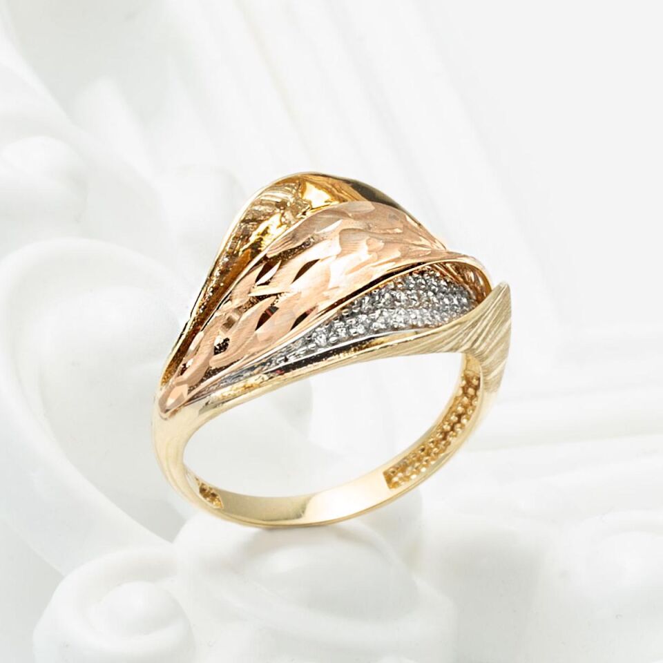 Mona Lisa 14 Ayar Altın Yüzük