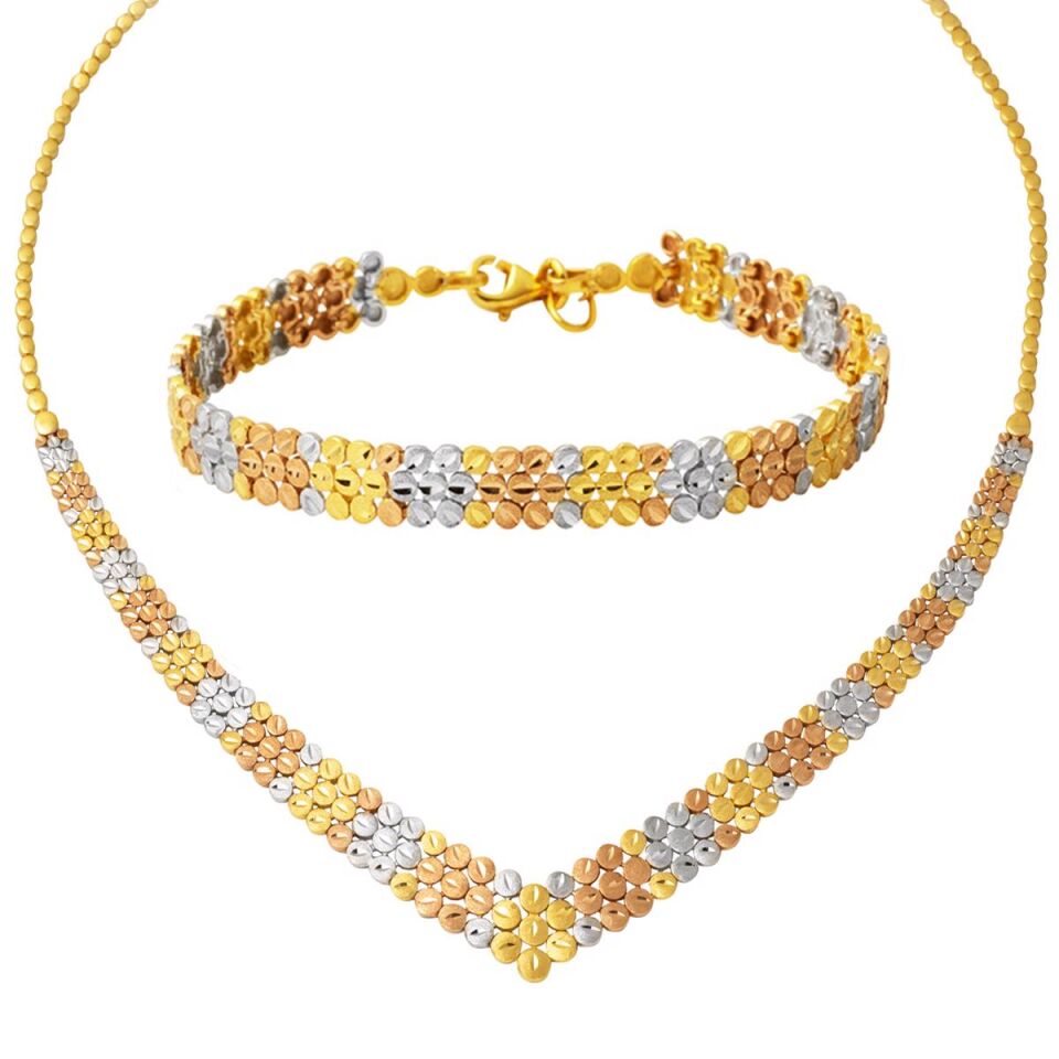 Akdeniz 14 Ayar Altın Düğün Seti