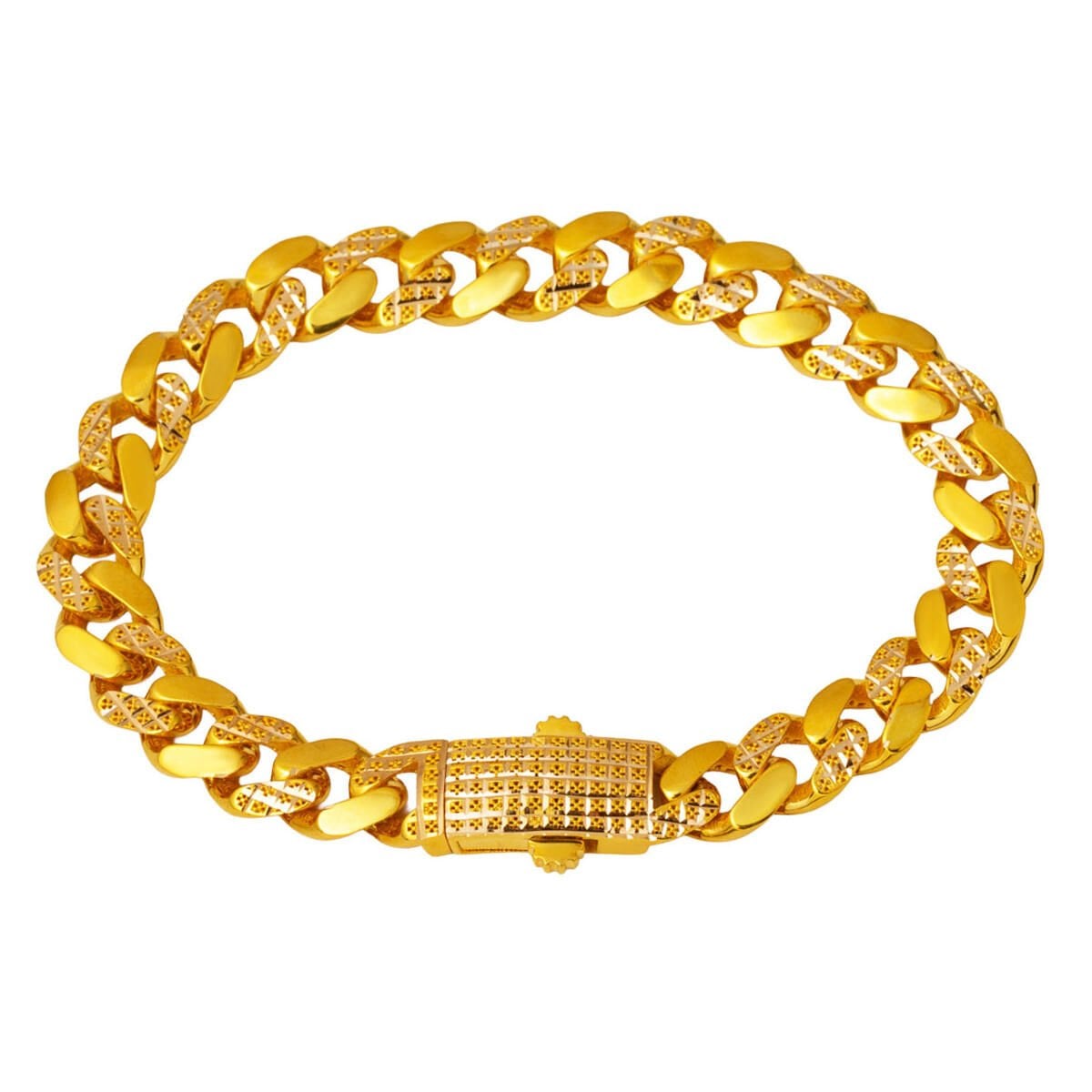 Yaşam Çiçeği Sarı Altın Gurmet Bileklik