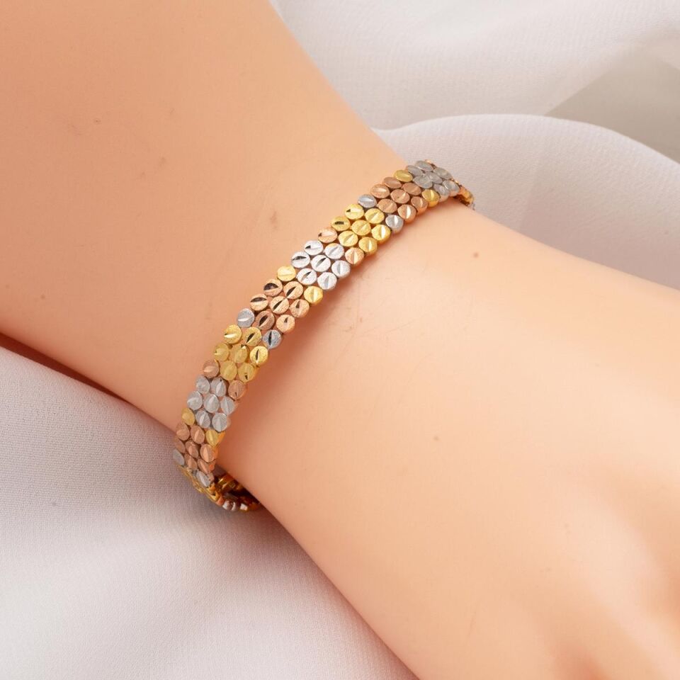 Bileklik & Yüzük 14 Ayar Altın Takım