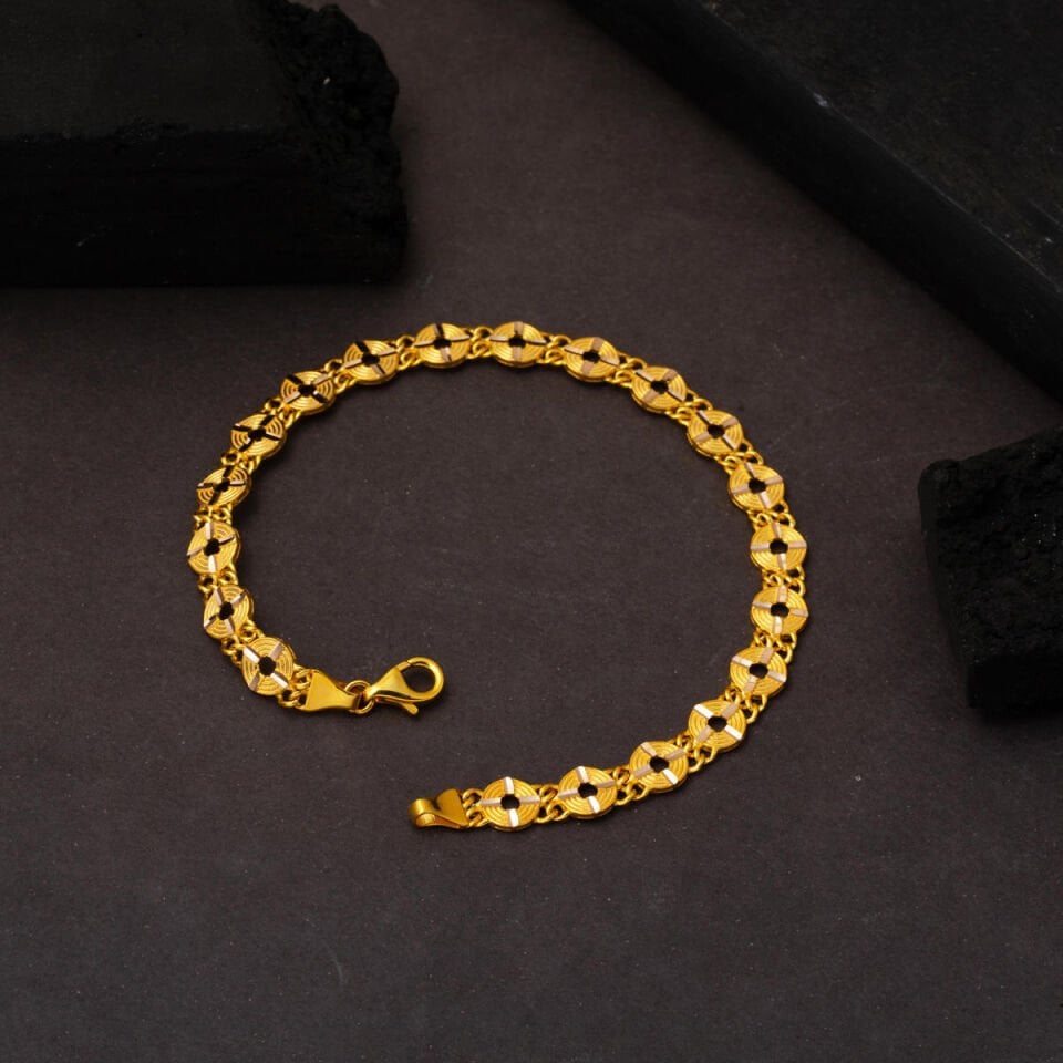 Sarı Altın Zarif Kadın Bileklik