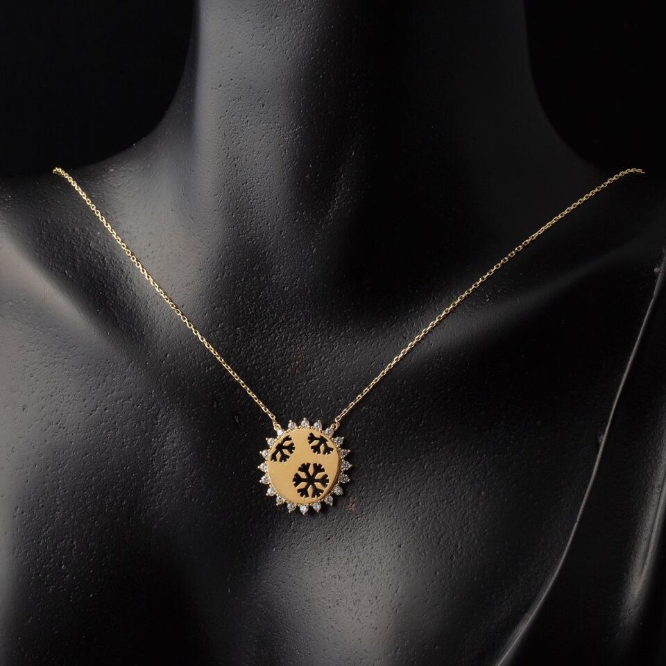 Kartanesi & Güneş 14 Ayar Altın Kolye