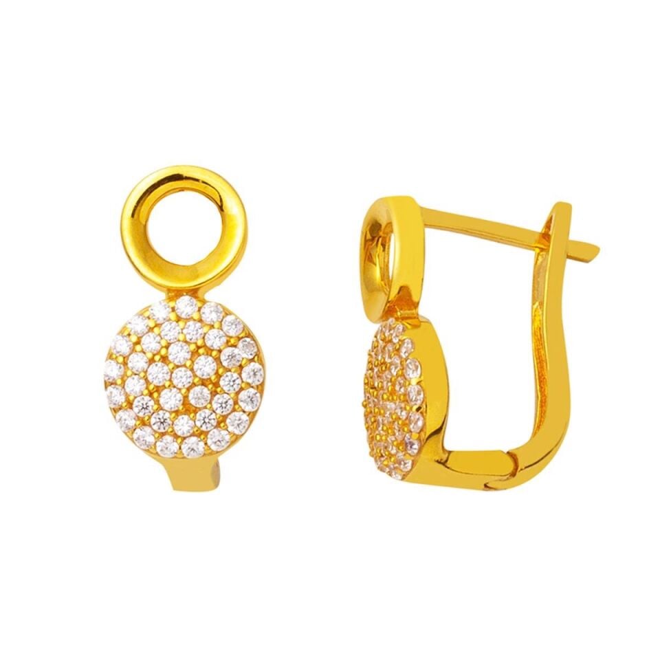 Sonsuzluk Gerdanlık & Küpeli 22 Ayar Altın Set