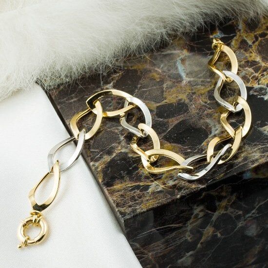 Favori Gold 14 Ayar Altın Halka Bileklik