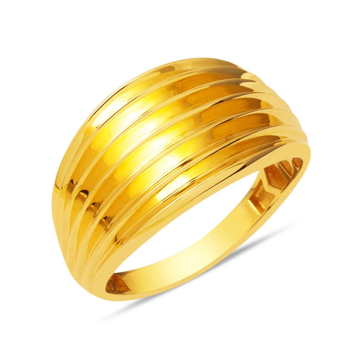 Çizgili Sade Tasarım Spor 14 Ayar Yüzük