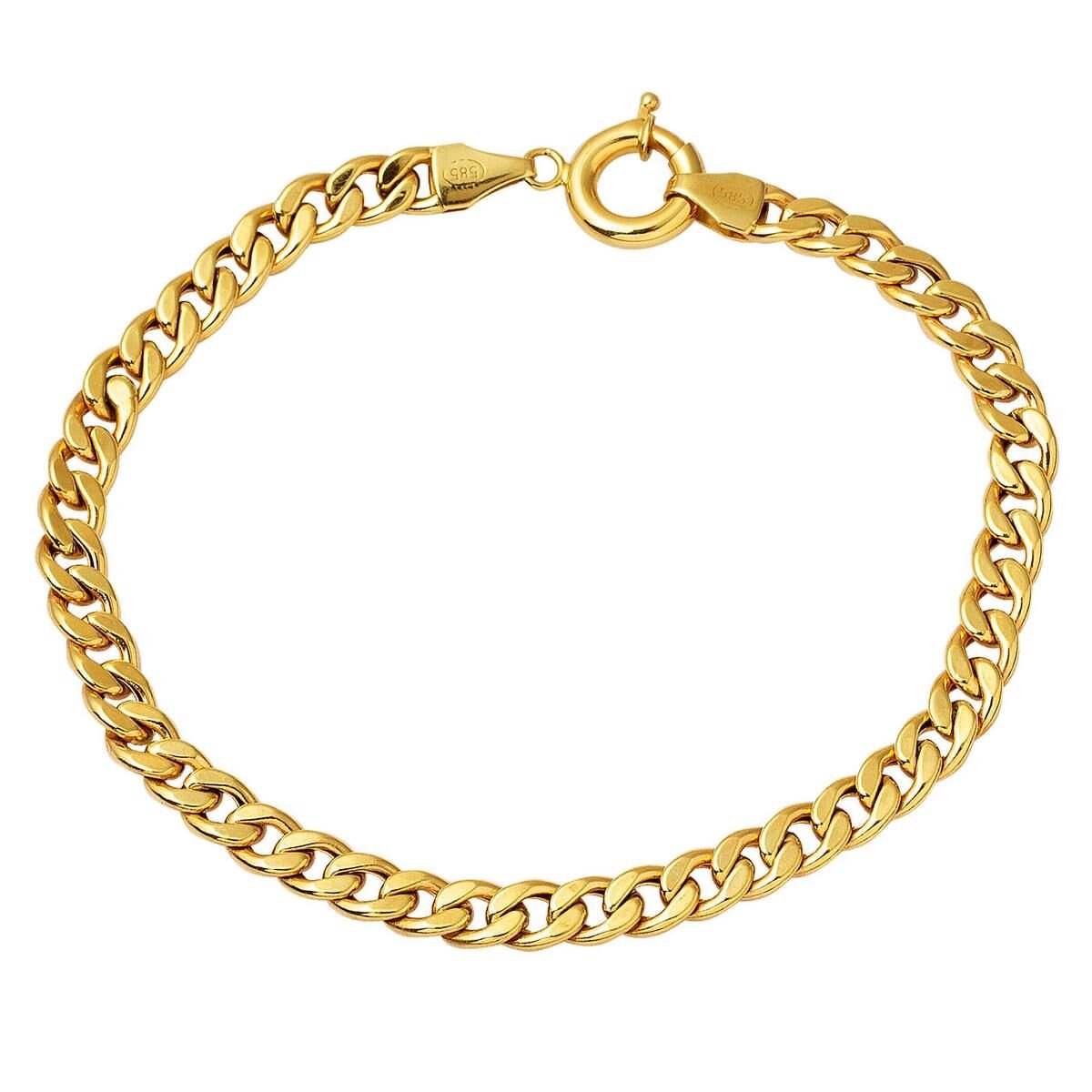 Gurmet 14 Ayar Altın Zincir Bileklik