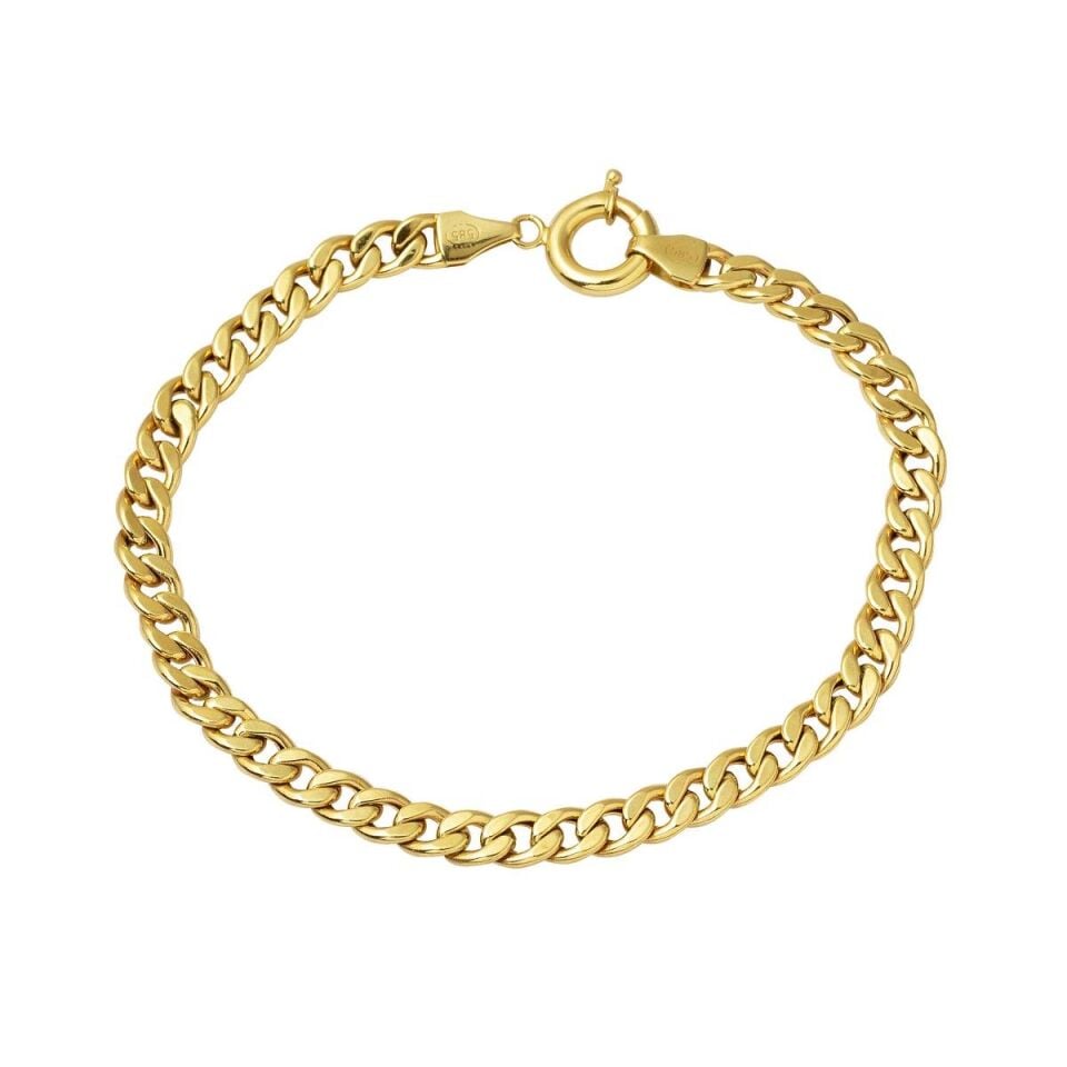 Gurmet 14 Ayar Altın Zincir Bileklik