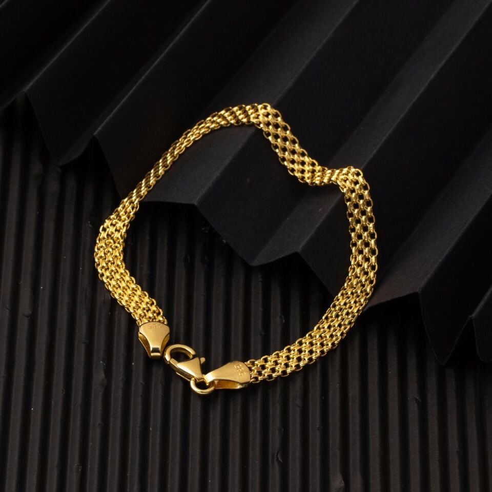 5 mm. 14 Ayar Altın Zincir Bileklik