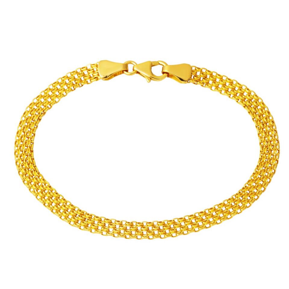 5 mm. 14 Ayar Altın Zincir Bileklik