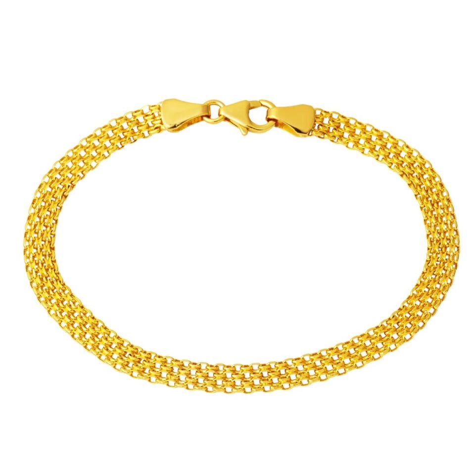 5 mm. 14 Ayar Altın Zincir Bileklik