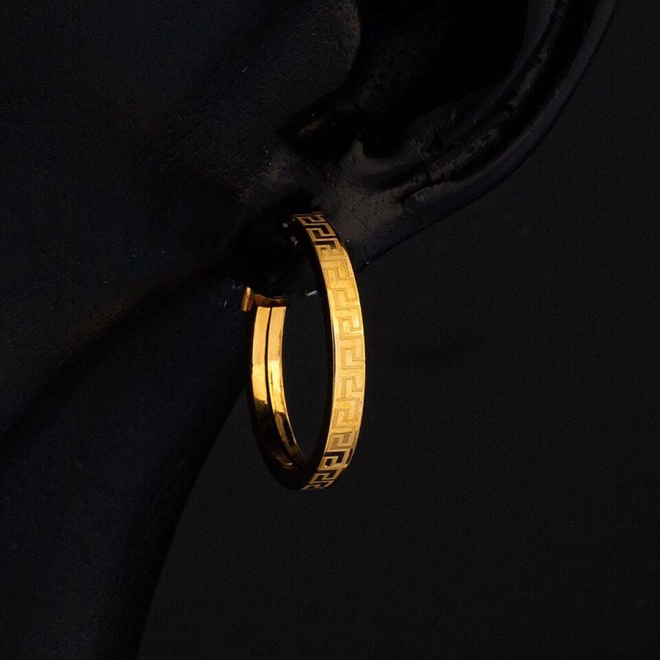 Versage 14 Ayar Maxi Altın Küpe