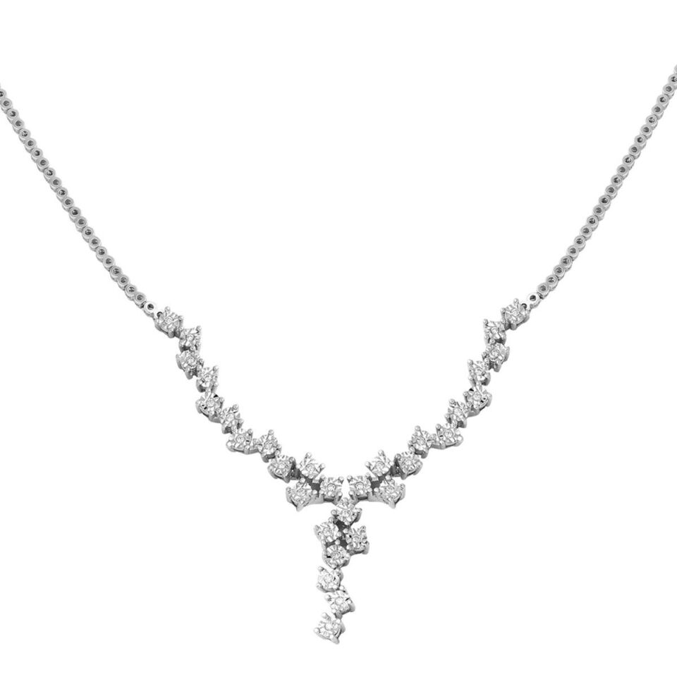 0,18 Karat Pırlantalı Gerdanlık