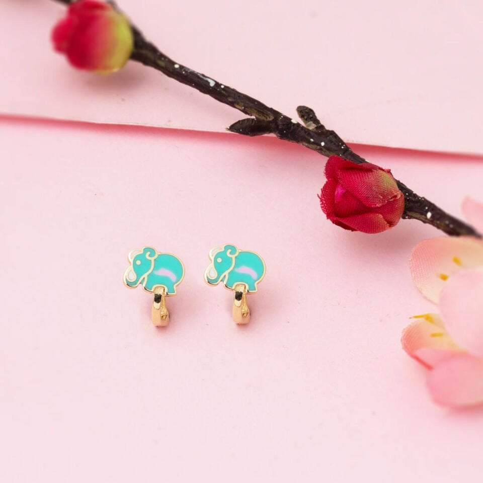 Filli Çocuk Küpesi 14 Ayar Altın