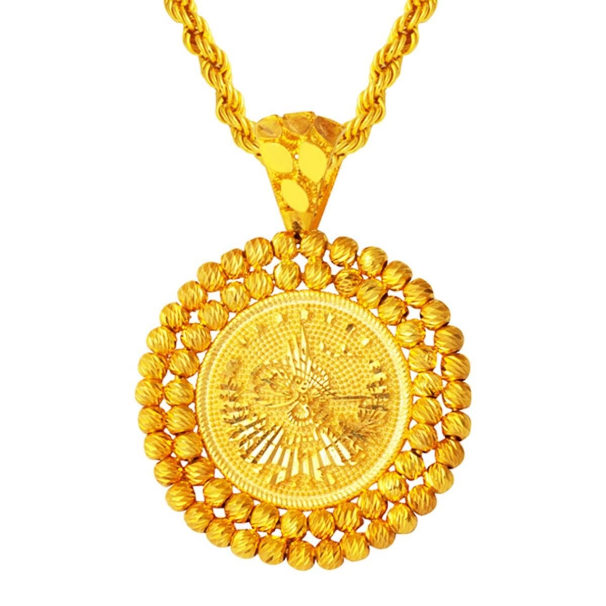 Osmanlı Tuğrası Altın Kolye